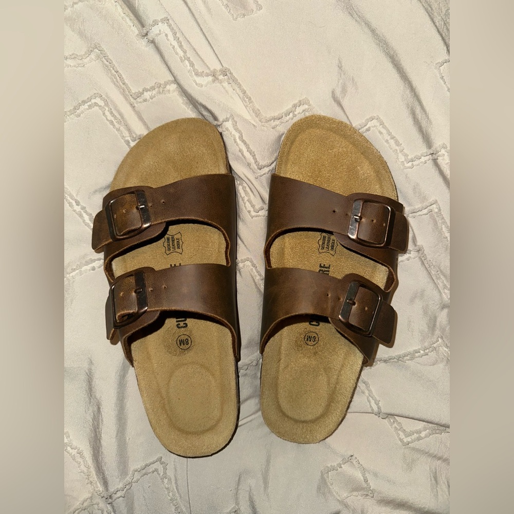 Brown Leather Sandals